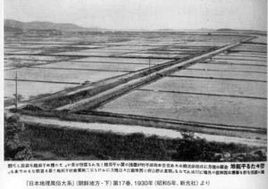 Rice fields developed during the annexation